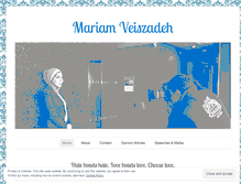 Tablet Screenshot of mariamveiszadeh.com